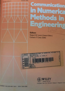 communications in numerical methods in engineering