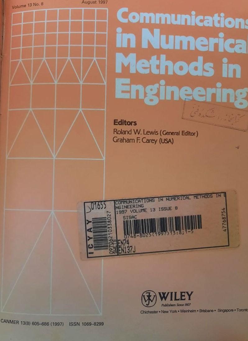 communications in numerical methods in engineering